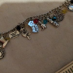 Alice in Wonderland charm bracelet